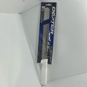 Dexter Basics P94804 10” Scalloped Slicer Kitchen Knife. Carbon Steel. NEW!!!!!!